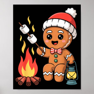 Poster Torrador de Marshmallow de Gengibre Natalino Camng