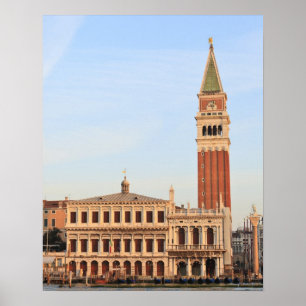 Pôster Torre Bell, Piazza San Marco, Veneza