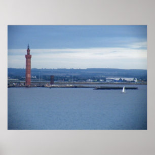 Pôster Torre da doca de Grimsby, Lincolnshire, Reino
