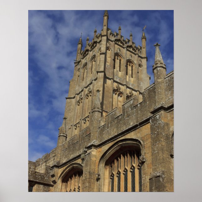 Poster Torre da Igreja de St. James, Chipping Camden (Frente)