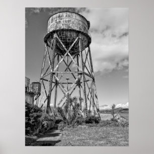 POSTER TORRE DE ÁGUA DA PENITENCIÁRIA DE ALCATRAZ