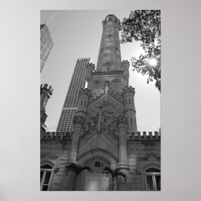 Pôster Torre de Água de Chicago (Frente)
