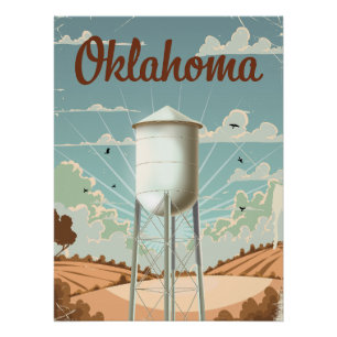 Pôster Torre de Água de Oklahoma