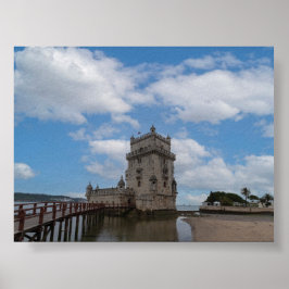 Poster Torre de Belém em Lisboa