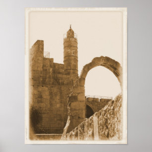 Poster Torre de Davi - Jerusalém