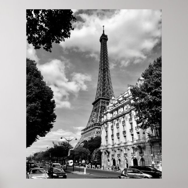 POSTER TORRE DE EIFFEL EM PARIS, FRANÇA (Frente)