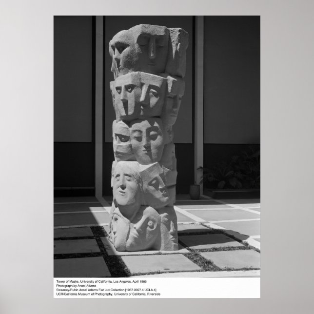 Poster Torre de Máscaras, UCLA, 1966 (Frente)