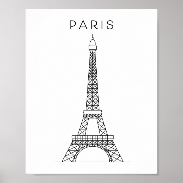 POSTER TORRE DE PARIS EIFFEL (Frente)