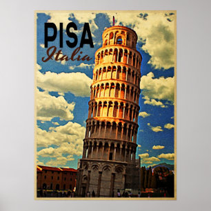 Pôster Torre de Pisa ltaly