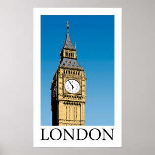 Poster Torre de pulso de disparo de Big Ben