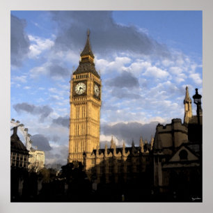 Poster Torre de relógio