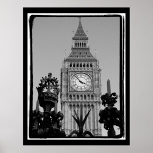 Pôster Torre de Relógio "Big Ben" no Palácio Westminste