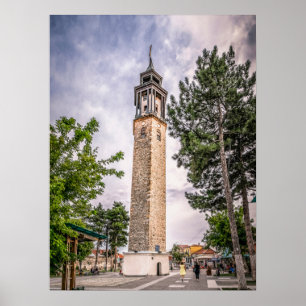 Poster Torre de Relógio, Prilep - Macedônia