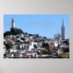 Poster Torre de San Francisco Coit