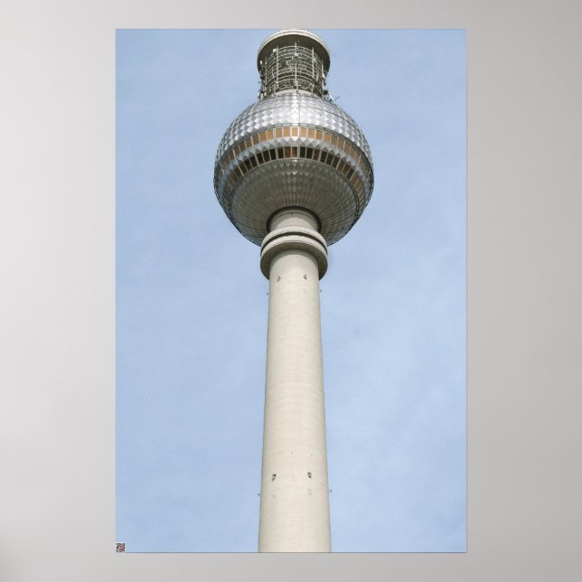 Poster Torre de Televisão de Berlim (Frente)