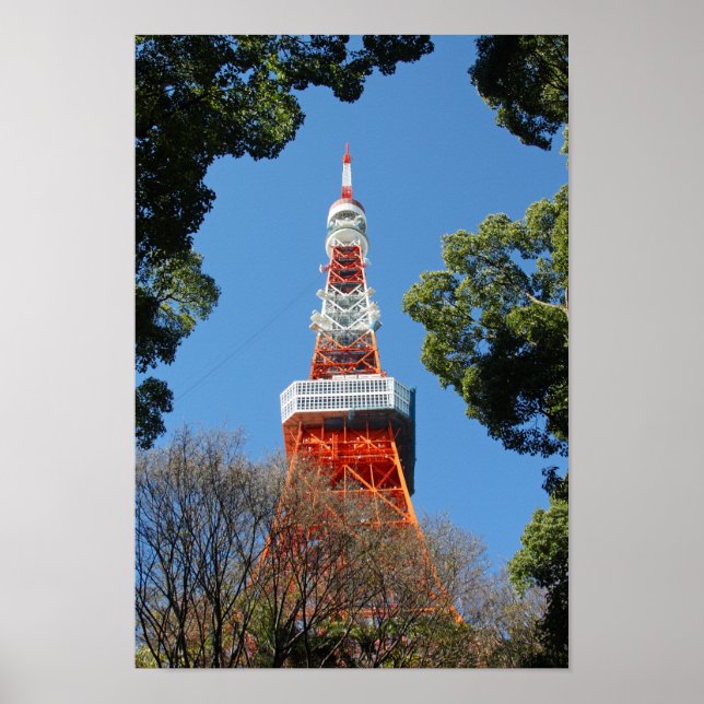 Poster Torre de Tóquio, Japão (Frente)