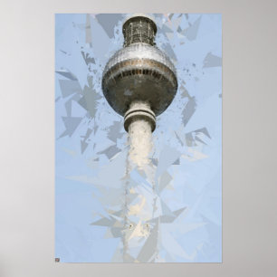 Poster Torre de TV Berlim