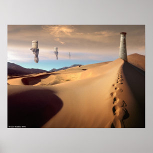 Poster Torre de vigia do deserto