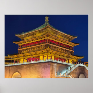 Poster Torre do Sino de Xian