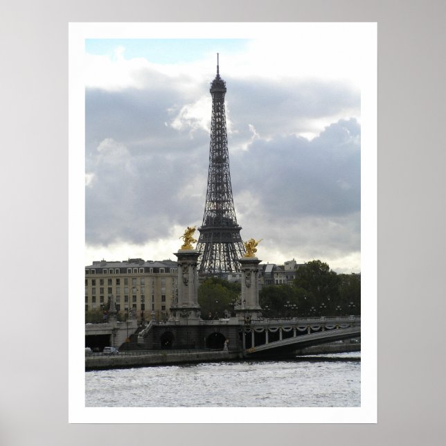 Poster Torre Eiffel (Frente)