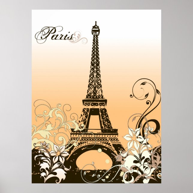 Poster Torre Eiffel (Frente)