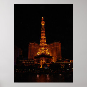 Poster Torre Eiffel, casino de Paris, Las Vegas, nanovolt