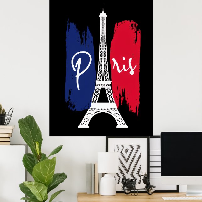 Poster Torre Eiffel de Paris  (Escritório em casa)