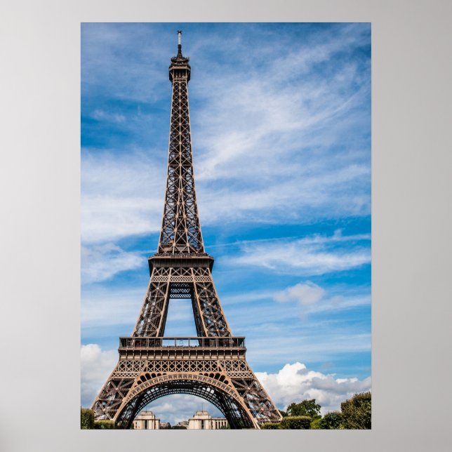 Poster torre eiffel em paris, a cidade do amor (Frente)