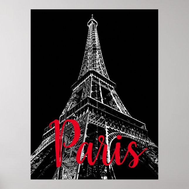 Poster Torre Eiffel Paris (Frente)