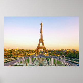 Poster Torre Eiffel, Paris. França.
