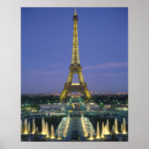Pôster Torre Eiffel, Paris, França 2