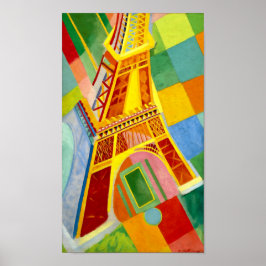 Pôster Torre Eiffel, Paris - Pintura Vintage de Delaunay