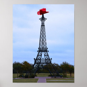 Pôster Torre Eiffel, Paris, Texas