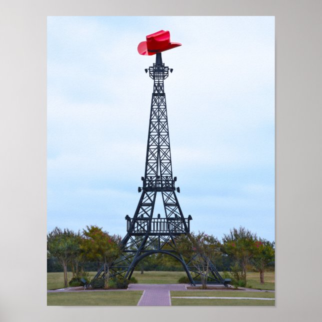 Poster Torre Eiffel, Paris, Texas (Frente)