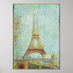 Poster Torre Eiffel - Pintura Familiar