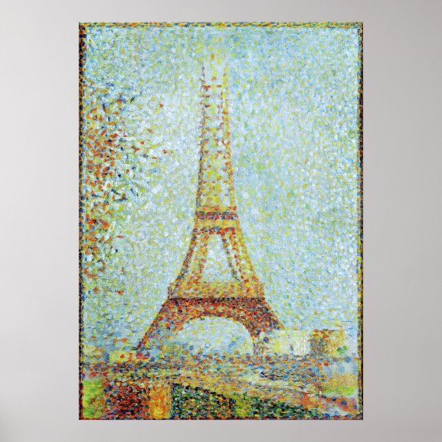 Poster Torre Eiffel - Pintura Familiar (Frente)