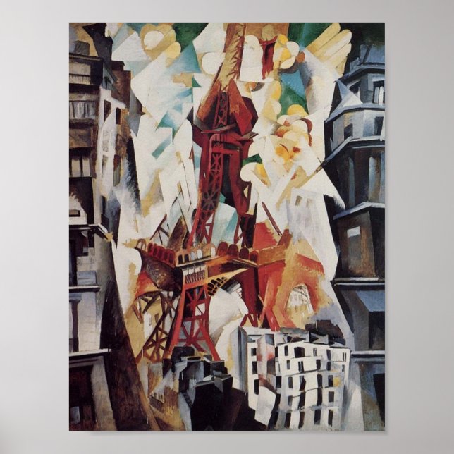 Pôster Torre Eiffel - Robert Delaunay (Frente)