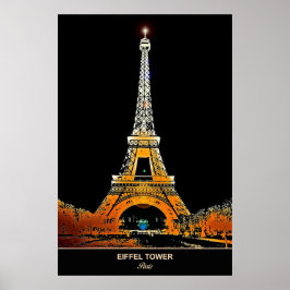 Poster Torre Eiffel: Traga o Viagem de Paris para Casa