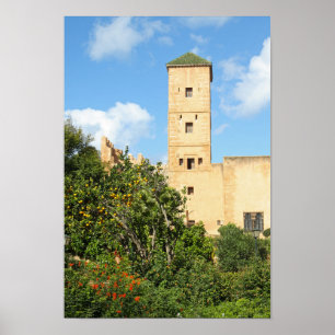 Poster Torre em Rabat, Marrocos
