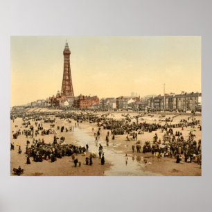 Pôster Torre II de Blackpool, Lancashire, Inglaterra
