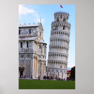 Pôster Torre inclinada de Pisa