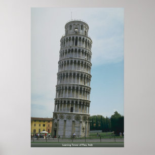 Poster Torre inclinada de Pisa, Italia