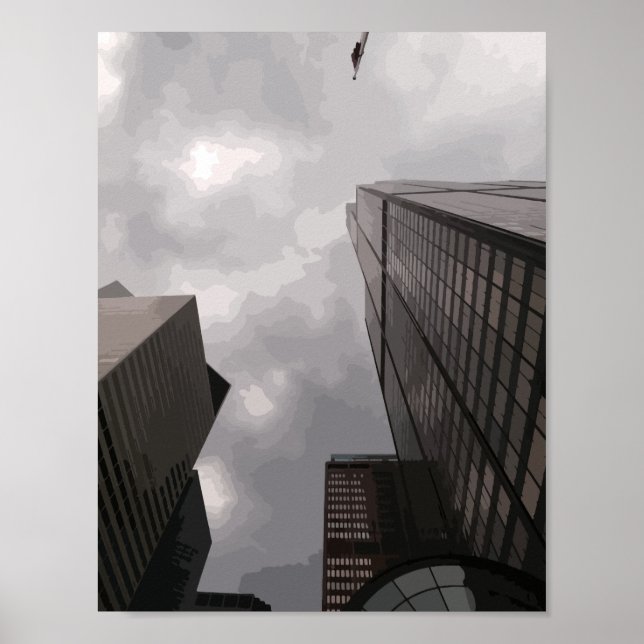 Poster Torre na cidade. (Frente)