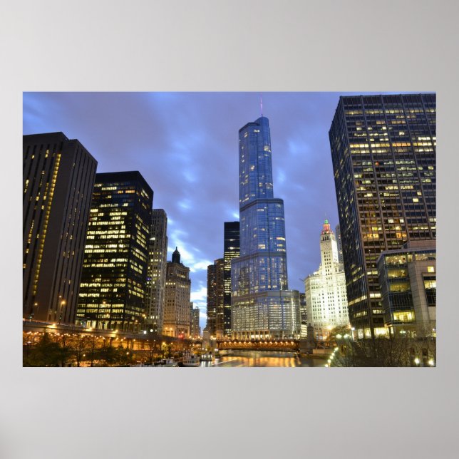 Pôster Torre Trump no rio (Frente)