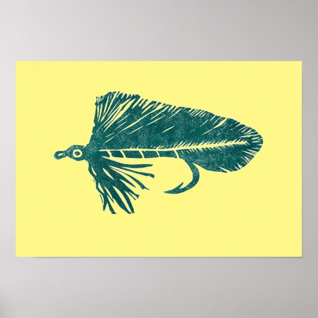 Poster Torre verde Matuka, pesca de moscas, arte de ligaç (Frente)