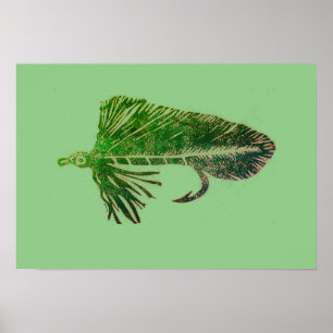 Poster Torre verde Matuka, pesca de moscas, arte de ligaç