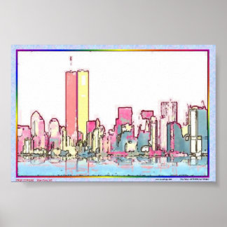 PÔSTER TORRES DE GÊMEAS