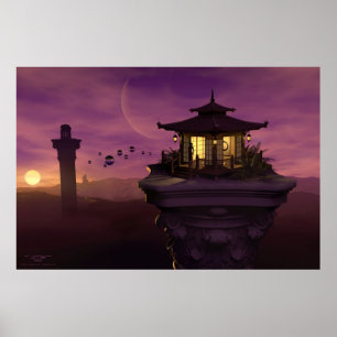 Pôster Torres de vigia psíquicos por J. Matthew Raiz