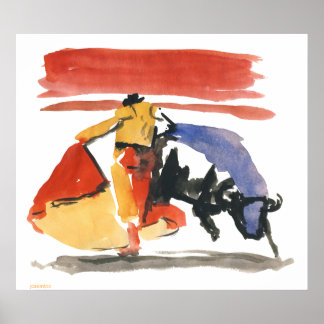 Poster torro e torrero