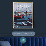 Poster Tórshavn, la ville de l'histoire viking<br><div class="desc">Tórshavn est la plus grande ville et la capitale des Îles Féroé. Elle est située dans le sud de la plus grande île de l'archipel,  Streymoy.</div>